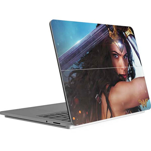 DC Comics Wonder Woman Battle Ready Poster Surface Laptop Studio Skin